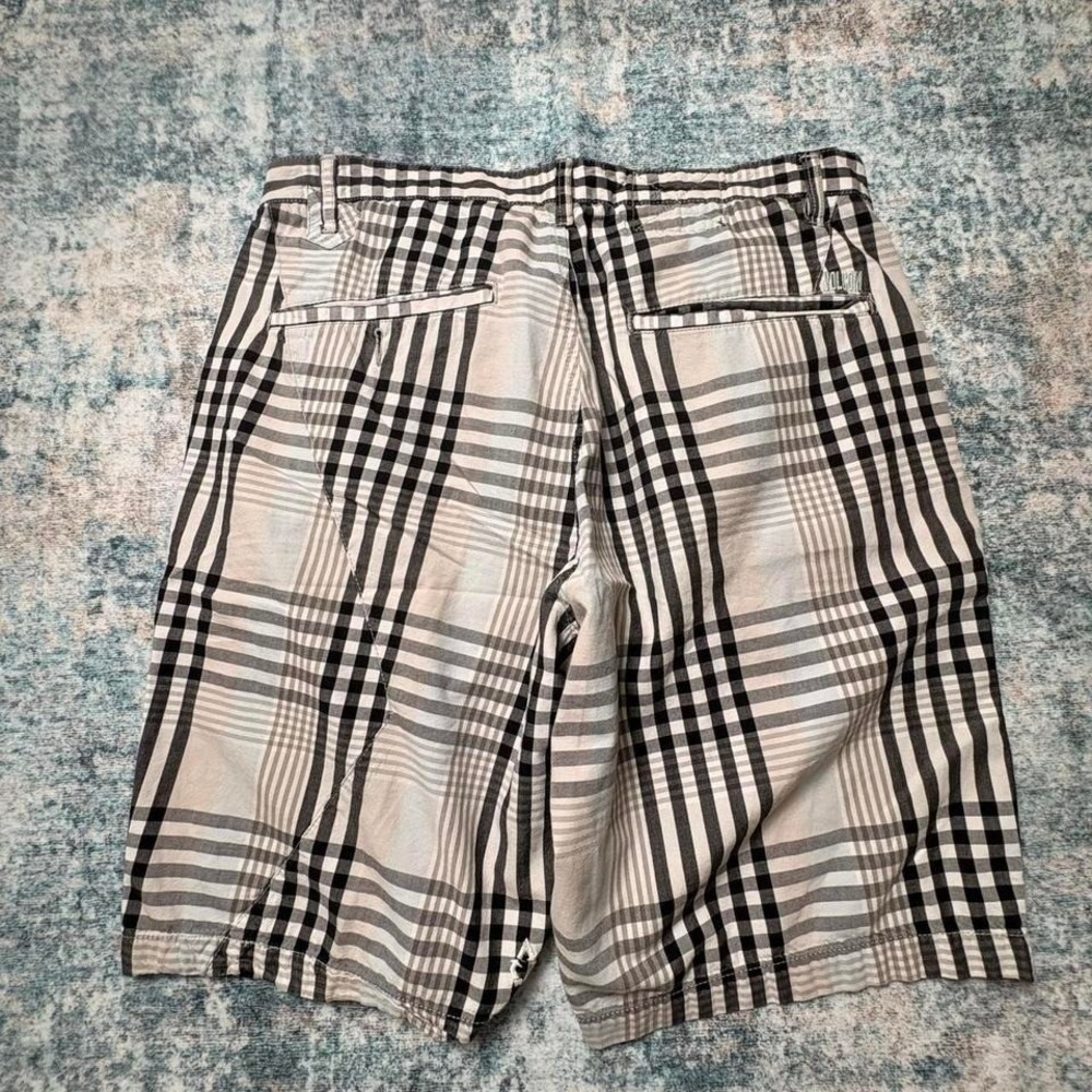 Vintage Volcom y2k plaid shorts with hidden Volcom details (0178)